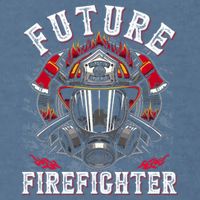 Future Firefighter Thin Red Line Firefighting Garment-Dyed Sweatshirt
