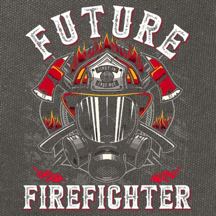 Future Firefighter Thin Red Line Firefighting Cotton Canvas Backpack