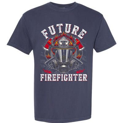 Future Firefighter Thin Red Line Firefighting Garment-Dyed Heavyweight T-Shirt