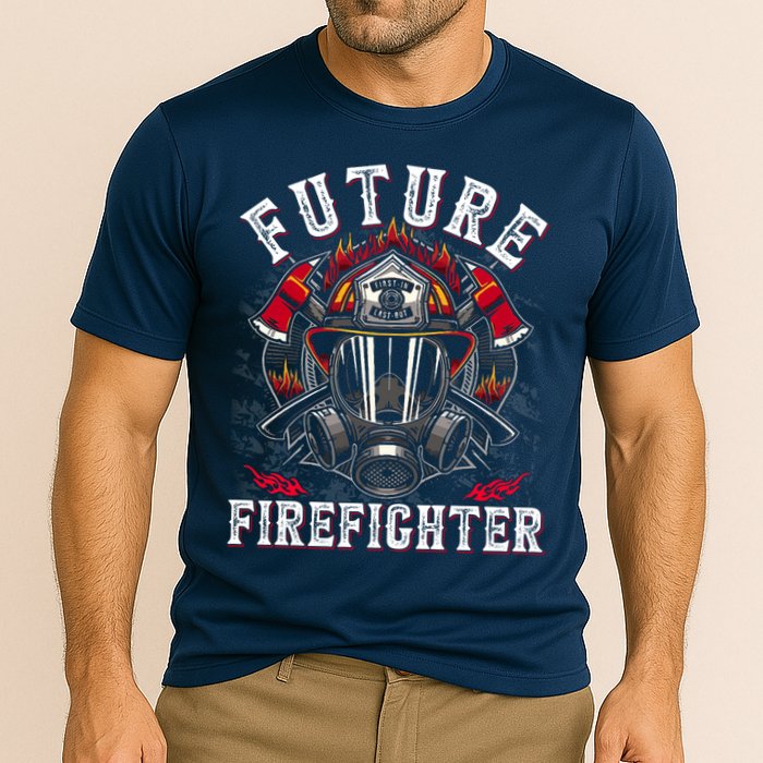 Future Firefighter Thin Red Line Firefighting Performance Shirt