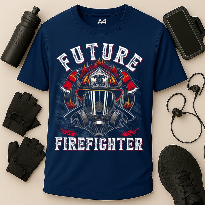 Future Firefighter Thin Red Line Firefighting Performance Shirt