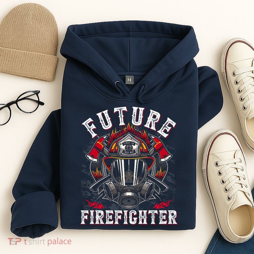Future Firefighter Thin Red Line Firefighting Hoodie