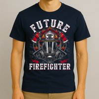 Future Firefighter Thin Red Line Firefighting T-Shirt