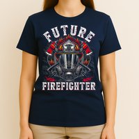 Future Firefighter Thin Red Line Firefighting T-Shirt