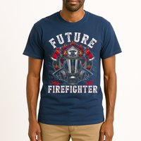 Future Firefighter Thin Red Line Firefighting Tall T-Shirt