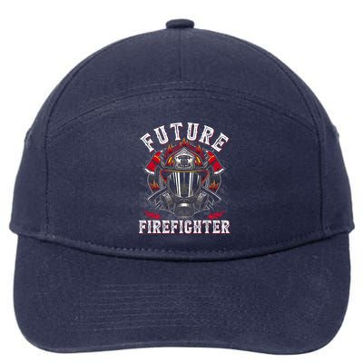 Future Firefighter Thin Red Line Firefighting 7-Panel Snapback Hat