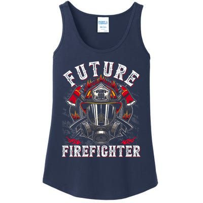 Future Firefighter Thin Red Line Firefighting Ladies Essential Tank