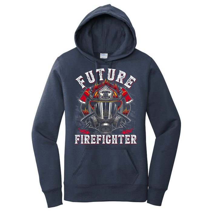 Future Firefighter Thin Red Line Firefighting Women's Pullover Hoodie