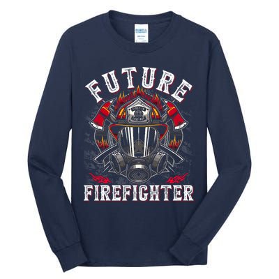 Future Firefighter Thin Red Line Firefighting Tall Long Sleeve T-Shirt