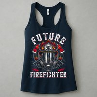 Future Firefighter Thin Red Line Firefighting Womens Tank Top