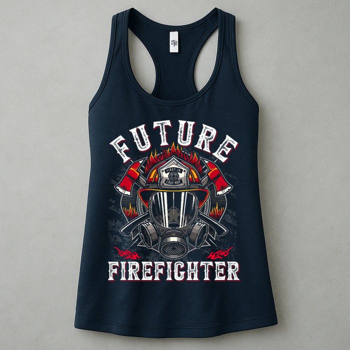 Future Firefighter Thin Red Line Firefighting Womens Tank Top