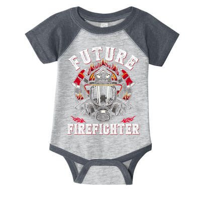 Future Firefighter Thin Red Line Firefighting Infant Baby Jersey Bodysuit