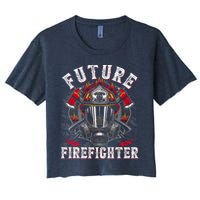 Future Firefighter Thin Red Line Firefighting Crop Top