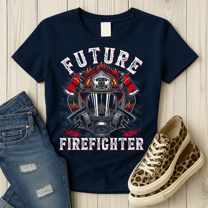 Future Firefighter Thin Red Line Firefighting Womens T-Shirt