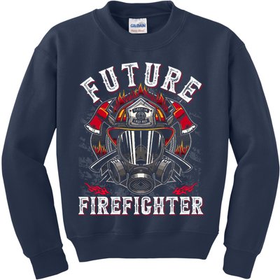 Future Firefighter Thin Red Line Firefighting Kids Sweatshirt