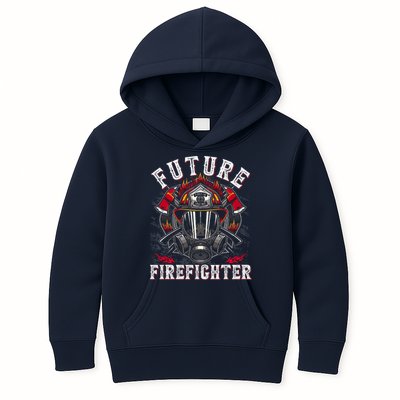 Future Firefighter Thin Red Line Firefighting Kids Hoodie