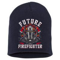 Future Firefighter Thin Red Line Firefighting Short Acrylic Beanie