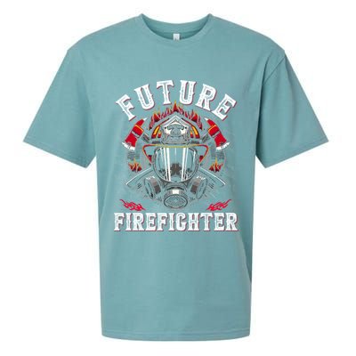 Future Firefighter Thin Red Line Firefighting Sueded Cloud Jersey T-Shirt