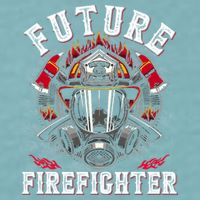 Future Firefighter Thin Red Line Firefighting Sueded Cloud Jersey T-Shirt