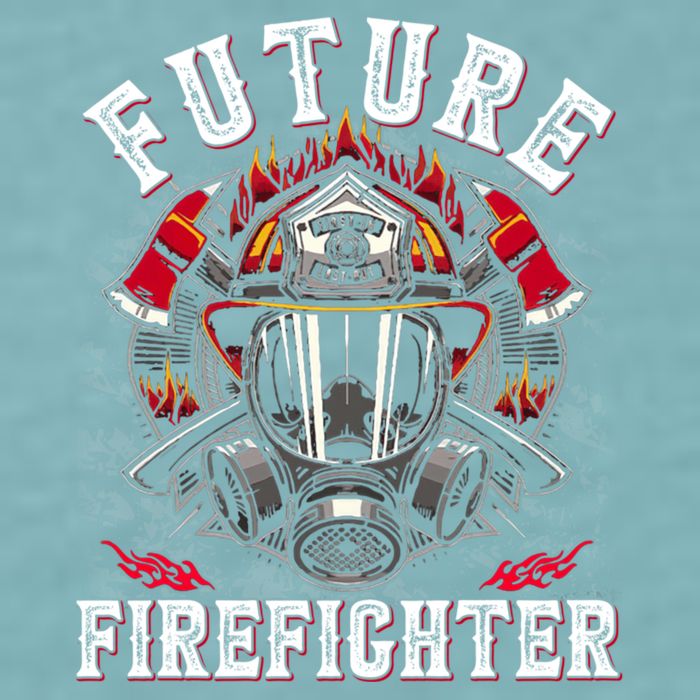 Future Firefighter Thin Red Line Firefighting Sueded Cloud Jersey T-Shirt