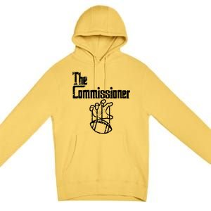 Fantasy Football The Commissioner Funny Premium Pullover Hoodie