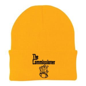 Fantasy Football The Commissioner Funny Knit Cap Winter Beanie