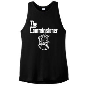 Fantasy Football The Commissioner Funny Ladies PosiCharge Tri-Blend Wicking Tank