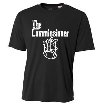 Fantasy Football The Commissioner Funny Cooling Performance Crew T-Shirt