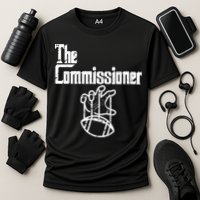 Fantasy Football The Commissioner Funny Cooling Performance Crew T-Shirt