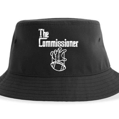 Fantasy Football The Commissioner Funny Sustainable Bucket Hat