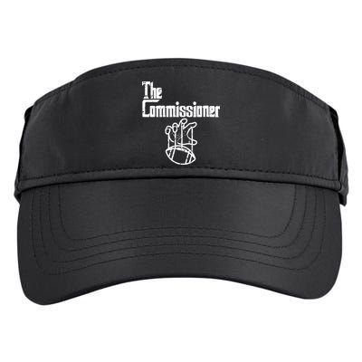 Fantasy Football The Commissioner Funny Adult Drive Performance Visor
