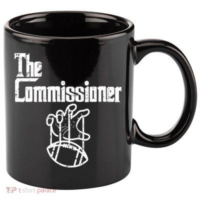 Fantasy Football The Commissioner Funny 11oz C Handle Ceramic Mug