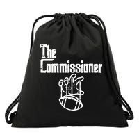 Fantasy Football The Commissioner Funny Drawstring Bag
