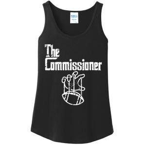 Fantasy Football The Commissioner Funny Ladies Essential Tank