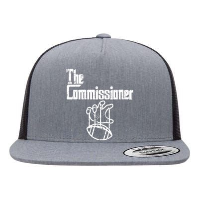 Fantasy Football The Commissioner Funny Flat Bill Trucker Hat