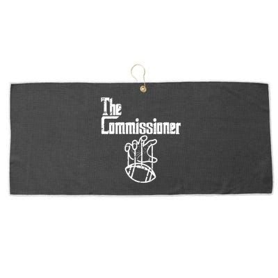 Fantasy Football The Commissioner Funny Large Microfiber Waffle Golf Towel