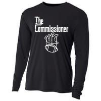 Fantasy Football The Commissioner Funny Cooling Performance Long Sleeve Crew