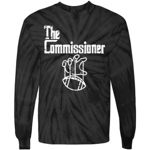 Fantasy Football The Commissioner Funny Tie-Dye Long Sleeve Shirt