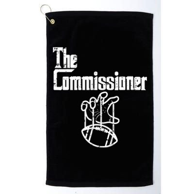 Fantasy Football The Commissioner Funny Platinum Collection Golf Towel