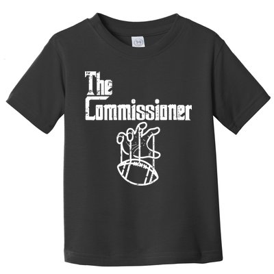 Fantasy Football The Commissioner Funny Toddler T-Shirt