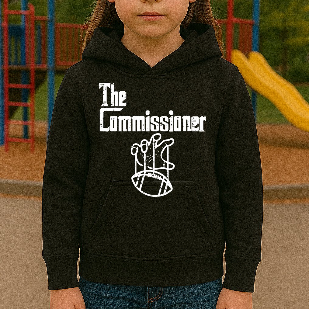 Fantasy Football The Commissioner Funny Kids Hoodie
