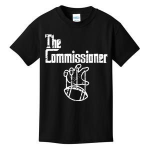 Fantasy Football The Commissioner Funny Kids T-Shirt