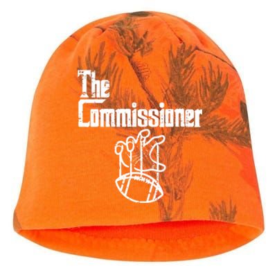 Fantasy Football The Commissioner Funny Kati - Camo Knit Beanie