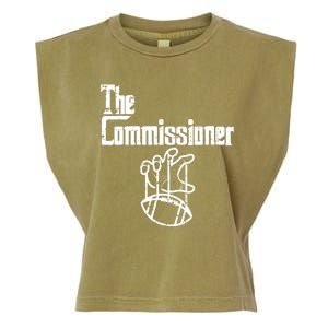 Fantasy Football The Commissioner Funny Garment-Dyed Women's Muscle Tee