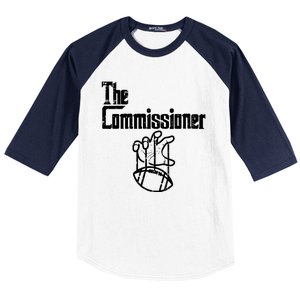 Fantasy Football The Commissioner Funny Baseball Sleeve Shirt