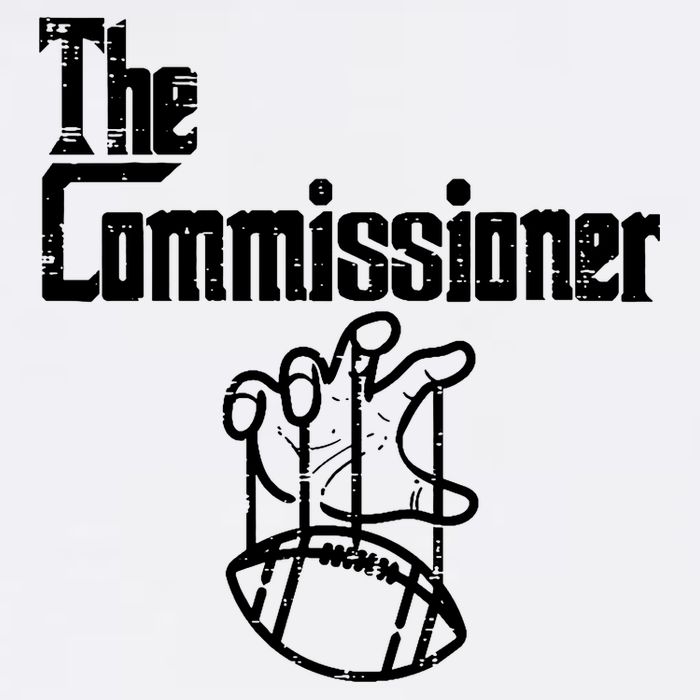 Fantasy Football The Commissioner Funny Garment-Dyed Sweatshirt