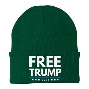 freetrump Free Trump Trump is innocent Free Trump 2024 Knit Cap Winter Beanie