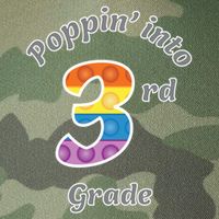 Funny Fidget Toy Poppin Into 3rd Grade Poppin Gift Legacy Tie Dye Trucker Hat