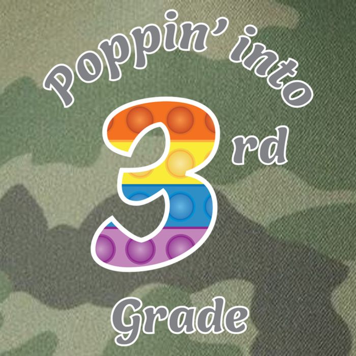 Funny Fidget Toy Poppin Into 3rd Grade Poppin Gift Legacy Tie Dye Trucker Hat