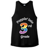 Funny Fidget Toy Poppin Into 3rd Grade Poppin Gift Ladies PosiCharge Tri-Blend Wicking Tank